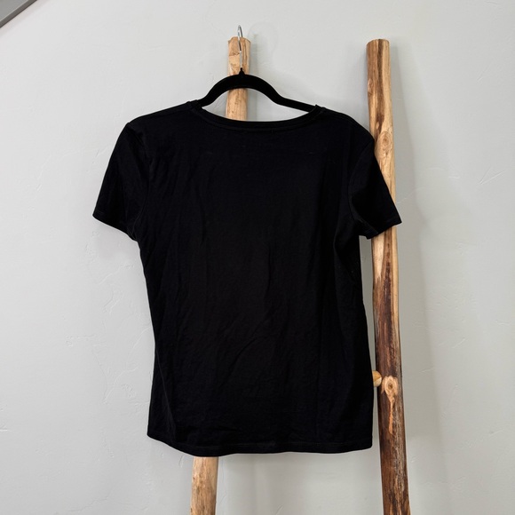 ZARA Ruffle Sheer Panel Tee - Picture 9 of 10